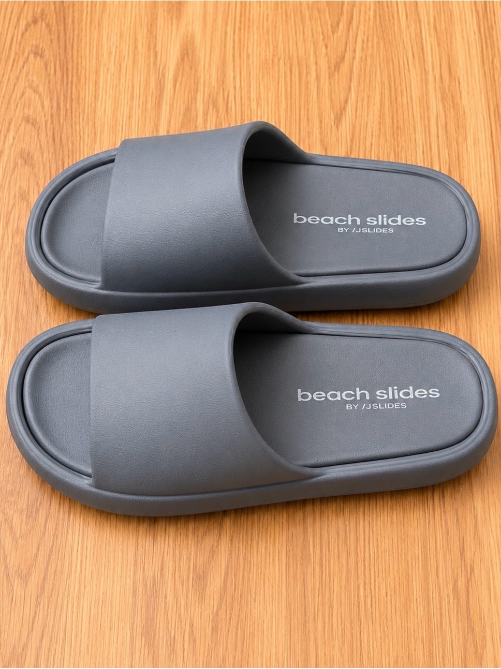 J Slides Beach Slides in Gray